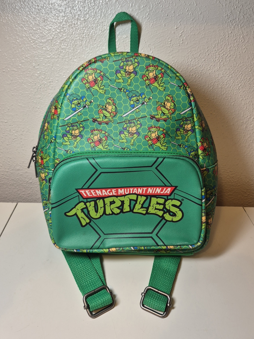Loungefly Funko Green Teenage Mutant Ninja Turtles Mini Backpack